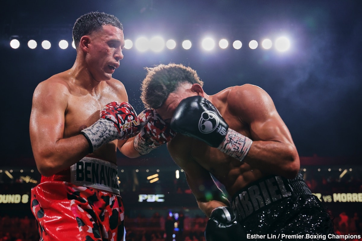 Benavidez’s Instagram message to Canelo: “Fight me, that’s what sports need.”