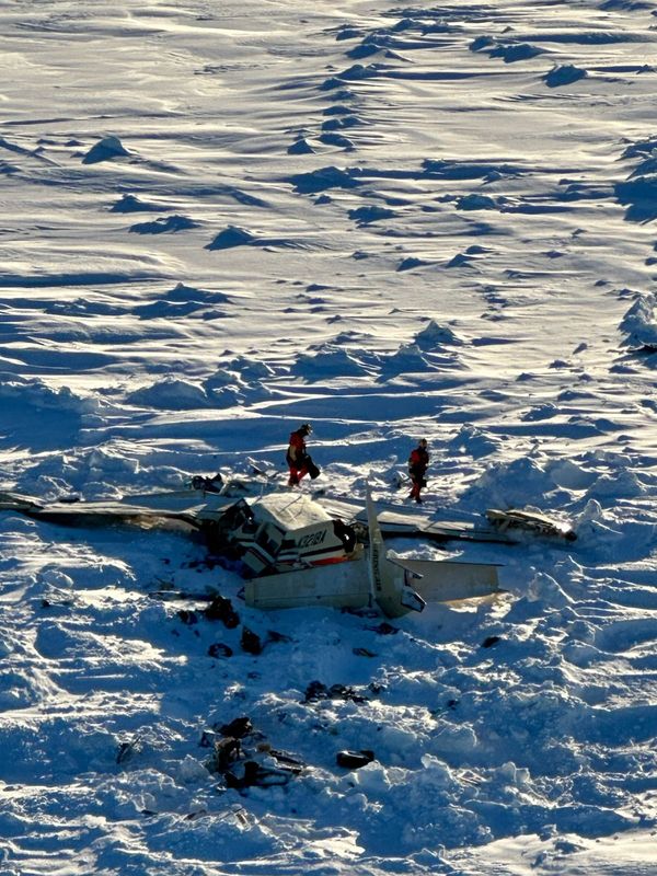 The Coast Guard finds the remains of a missing Alaska plane. All 10 people on board were killed.