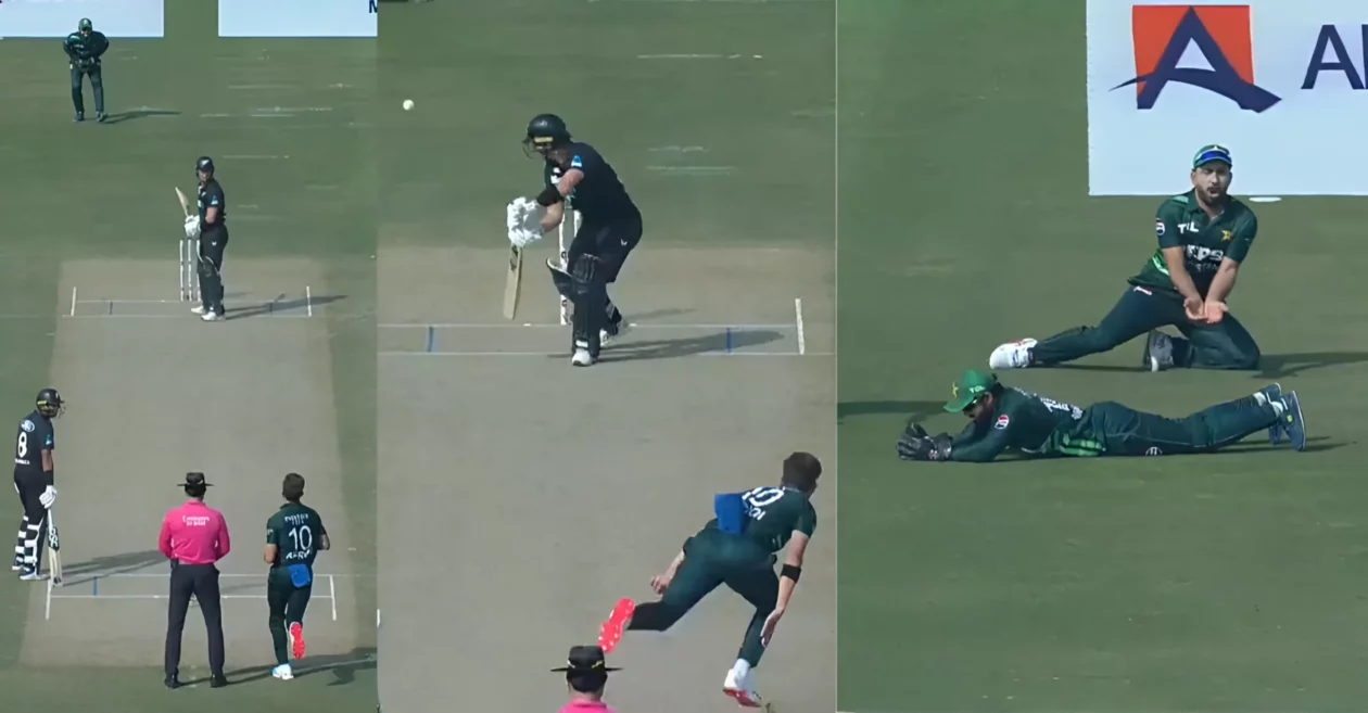 Pak vs NZ (Watch): Mohammad Rizwan makes an amazing catch to dismiss Young in the first ODI of the Tri-Series