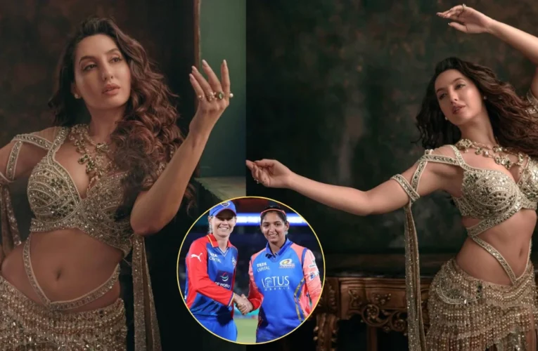 Nora Fatehi became seductive with her hot performance in the DC vs. MI 2025 WPL Final