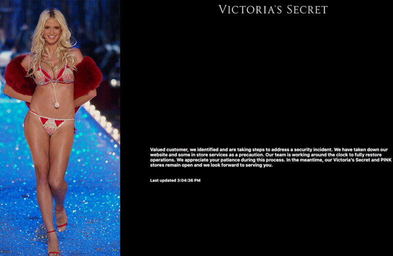 Security Incident Force Victoria Secret temporarily suspends website operations